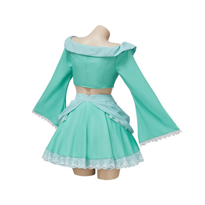 Rosalina  Princess Cosplay Costume Sexy Cute Crop Top Lolita Skirts  Outfit Halloween Carnival Suits