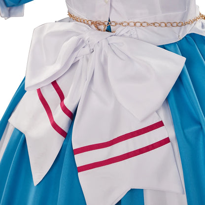 Morino Korisu Cosplay Anime Costume Women Girls Kawaii Teapot Maid Dress Suit Halloween Carnival Party Comic Con Gown