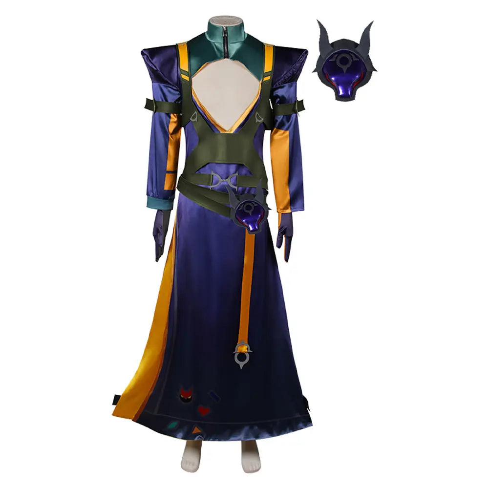 Heartsteel Yone Cosplay Fantasia Anime Game  Costume Disguise Adult Men Roleplay Male Fantasy Halloween Carnival Party Cloth