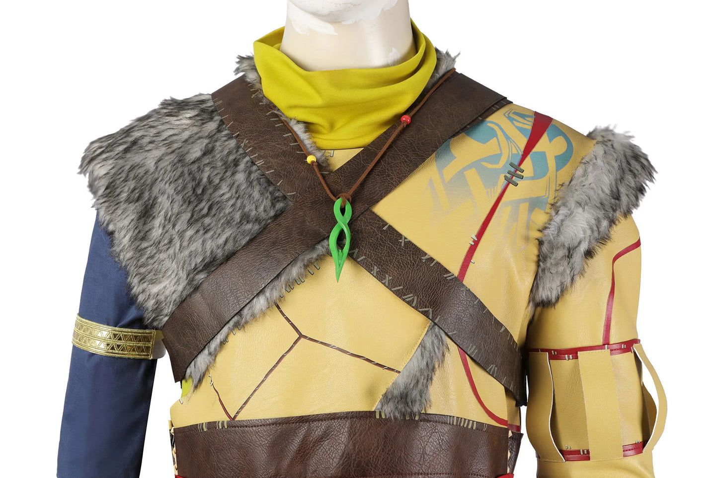 Game Ragnarok Atreus Cosplay Loki Costume Men's Retro Battle Suits with Accessories Halloween Masquerade Disguise Performance