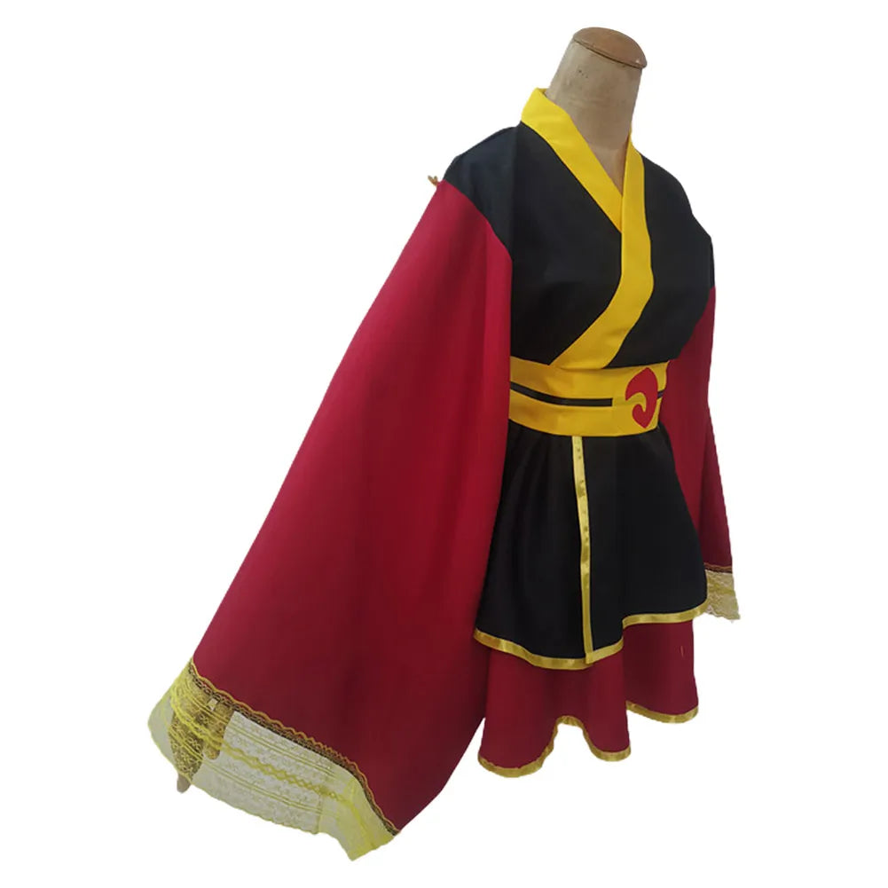 Zuko Cosplay Women Dress Costume Cartoon Avatar Cospaly Last Airbender Roleplay Outfits Kimono Skirts Girls Halloween Party Suit