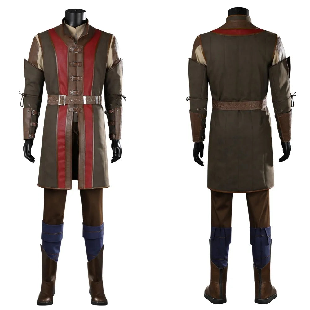 Wyll Cosplay Costume Baldur's Gate 3 Full Set with Coat Shirt Pants Custom Size Available