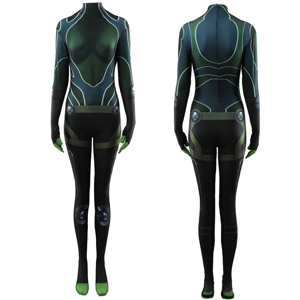 Persona 5 Futaba Sakura Cosplay Bodysuit Costume for Women Halloween Outfit