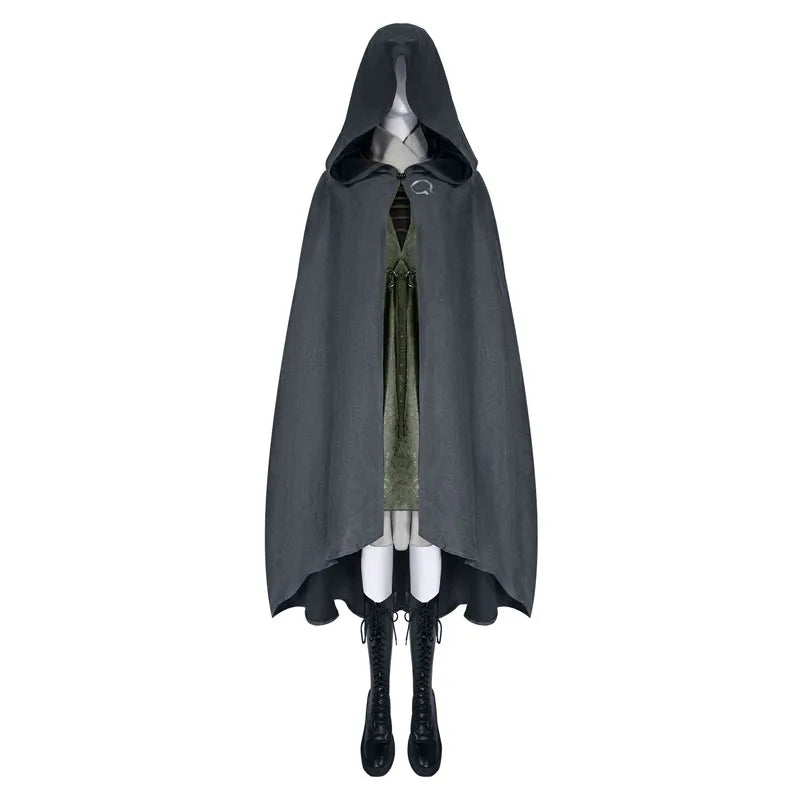 Game Melina Cosplay Costumes Women Hooded Cloak Dress Witch Outifts Halloween Carnival Party Stage Perfromese Clothes