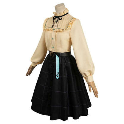 Female Manhattan Cafe Cosplay Costume Anime Prettying Derby Fantasy Shirt Skirt Belt Outfits Women Halloween Carnival Party Suit