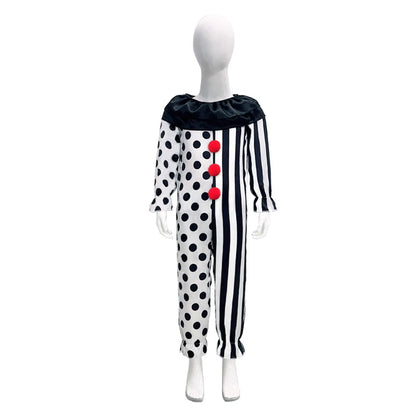 Art The Clown Cosplay Kids Boy Girl Fantasia Movie Terrifier 2 Art Costume Disguise Child Fantasy Halloween Carnival Party Cloth