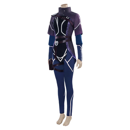 Rayla Cosplay The Dragon Prince Costume Adult Women Fantasy Fantasia Top Pants Outfits Halloween Carnival Disguise Party Suit