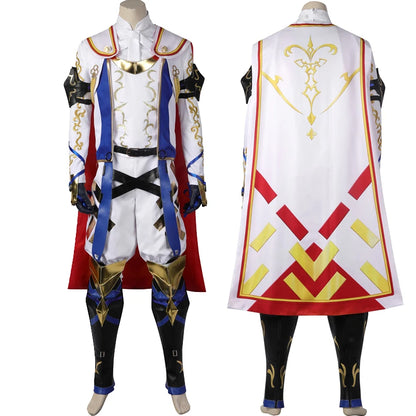 Halloween Carnival Hot Game Emblem Engage Cosplay Divine Dragon Alear Costume Adult Male Player Full Set Outfit