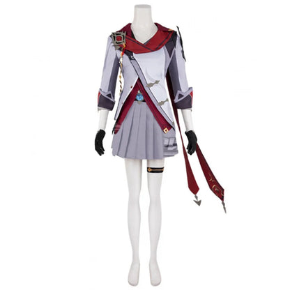 Game Genshin Impact Childe Tartaglia Cosplay Female Costume Women Uniform Top Pleated Skirts Halloween Party Battle Outfits