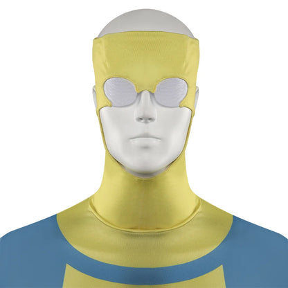 Anime Cartoon Invincible Mark Grayson Cosplay Men Costume Male Superhero Roleplay Fantasia Man Halloween Carnival Cloth Disguise