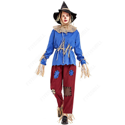 Unsex Halloween Cospaly Costume The Wizard Of Oz Pumpkin Patch Scarecrow Carnival Party Horror Ghosts Clown Fancy Dress