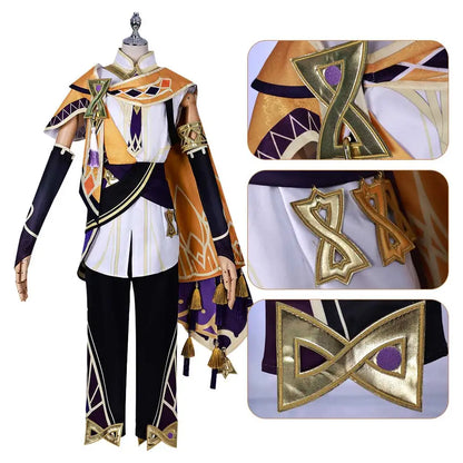 Fantasia Sethos Cosplay Clothing Anime Game Disfraz Costume Adult Men Male Fantasy Halloween Carnival Party Cloth