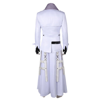 GameRufus Shinra Final  Cosplay Costume Fantasy Adult Men Male Coat Belt Gloves Outfits Halloween Carnival Party Suit