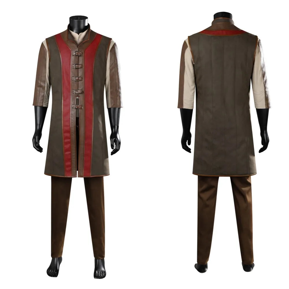 Wyll Cosplay Costume Baldur's Gate 3 Full Set with Coat Shirt Pants Custom Size Available