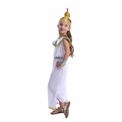 Egyptian Girls Cosplay Costume Christmas Halloween Carnival Party Stage Performance Clothes for Children Holiday Gift