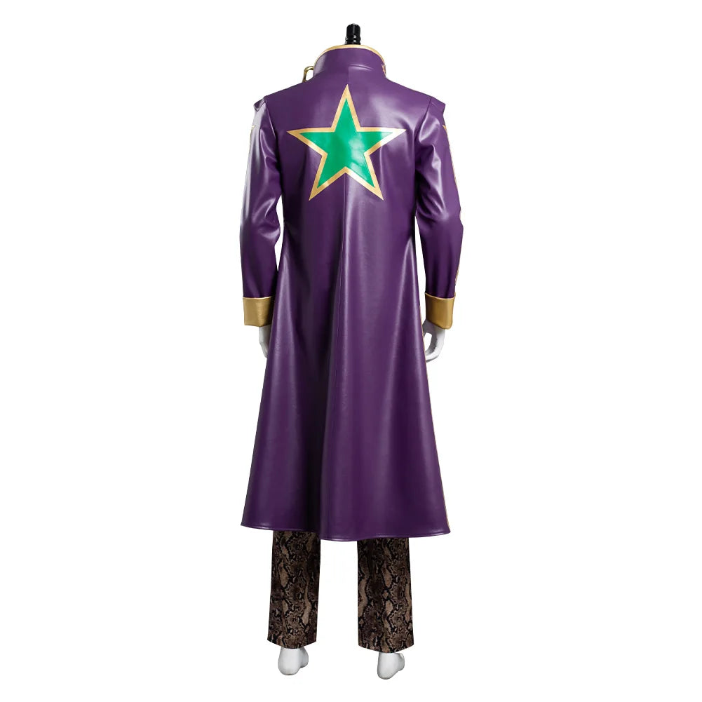 Kujo Jotaro Stone Ocean Cosplay Costume Anime JoJo's Bizarre Adventure Men's Halloween Outfit