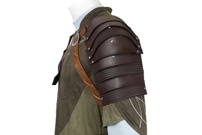 Legolas Cosplay Costume Full Set with Cloak Top Pants and Accessories Custom Size Available