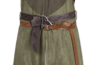 Legolas Cosplay Costume Full Set with Cloak Top Pants and Accessories Custom Size Available