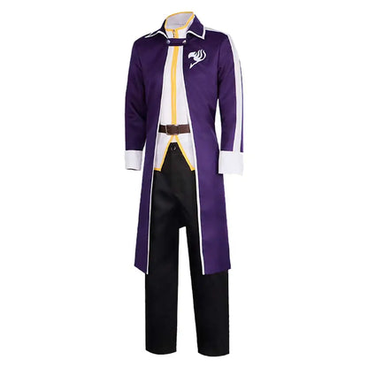 Fantasy Gray Fullbuster Cosplay Costume Anime Fairy Cosplay Tail Coat Pants Shirt Disguise Adult Men Outfits Halloween Male Suit