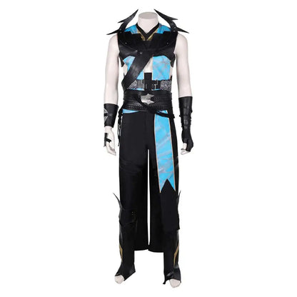 Quan Chi Fantasia Cosplay Suits Anime Game Mortal Kombat Costume Disguise Adult Men Fantasy Halloween Carnival Party Clothes