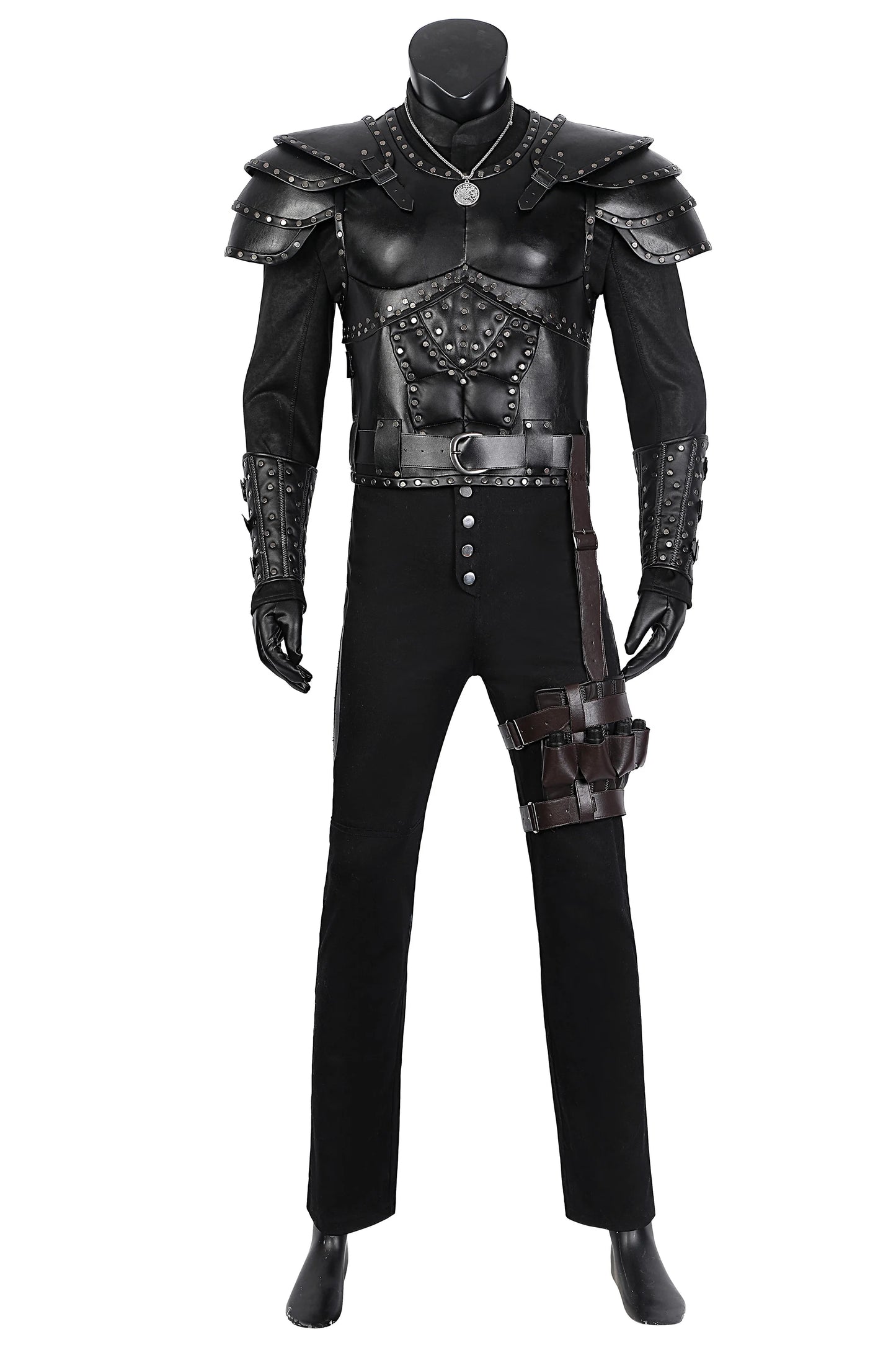 Geralt of Rivia Cosplay Costume Jacket Top Pants Full Set Disguise Fantasia Clothing Halloween Carnival Part Suit