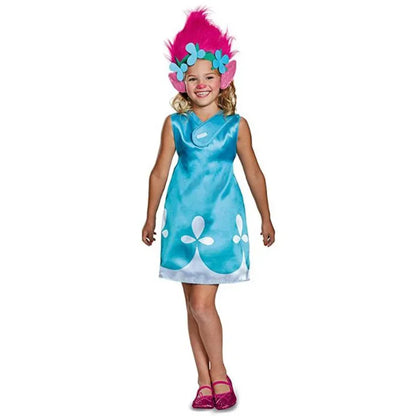 Children's Cosplay Trolls Costumes Bobbi Blanc Stage Costumes Love Live Cosplay  Halloween Costumes for Women