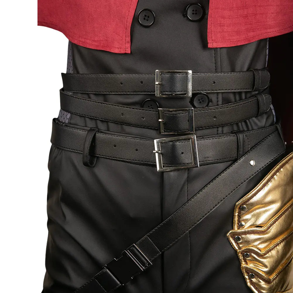 Final Fantasy 7 Vincent Valentine Cosplay Fantasia Costume Disguise for Adult Men Uniform Cloak Outfits Halloween Carnival Suit