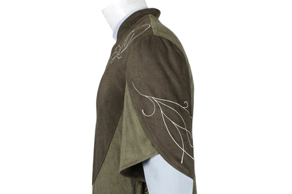 Legolas Cosplay Costume Full Set with Cloak Top Pants and Accessories Custom Size Available