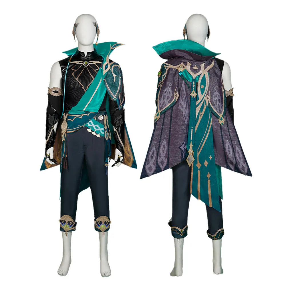 Genshin Impact Al Haitham Cosplay Costume Man Halloween Costumes Sumeru Al Haitham Role Play Outfit Disguise Alhaitham Costumes