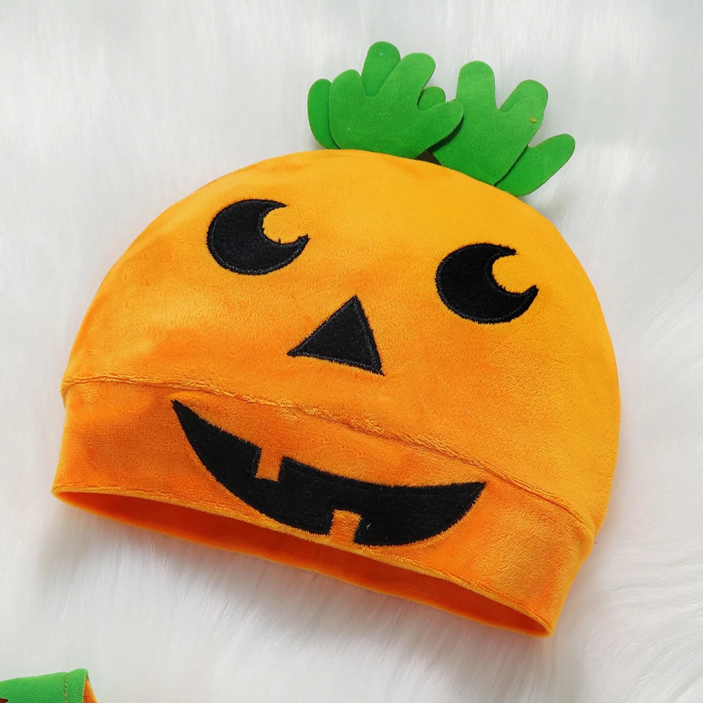 Children's Clothing Baby Jumpsuit Halloween Pumpkin Hat Long Sleeved Crawling Suit Zip up Baby Romper Fall Shirt for Baby Boy