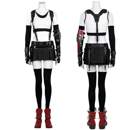 Tifa Lockhart Cosplay Costume Final Fantasy 7 Battle Suit Outfit for Women