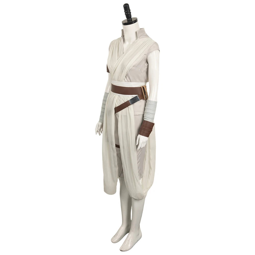 Rey Cosplay Costume Adult Women Female Outfits Halloween Carnival Roleplay Suit