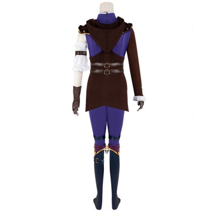 Game Caitlyn Kiramman Cosplay Costume Violet Battle Of Two Cities Suits Halloween Theme Party Women Uniform Outfits