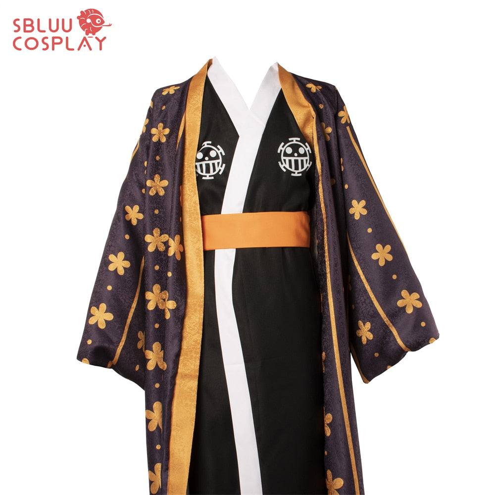 SBluuCosplay Anime Wano Country Law  Kimono Cosplay Costume