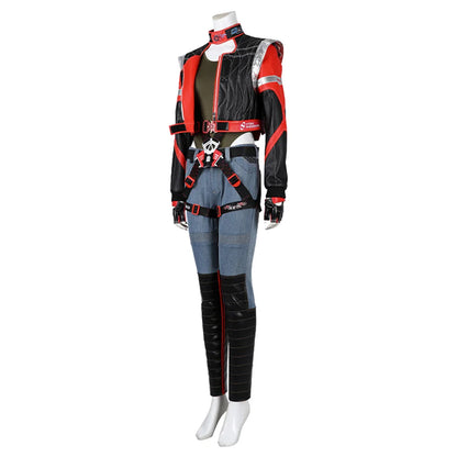 Halloween Cosplay Costume Women Panam Outfit with Gloves and Jacket Roleplay Fancy Suit