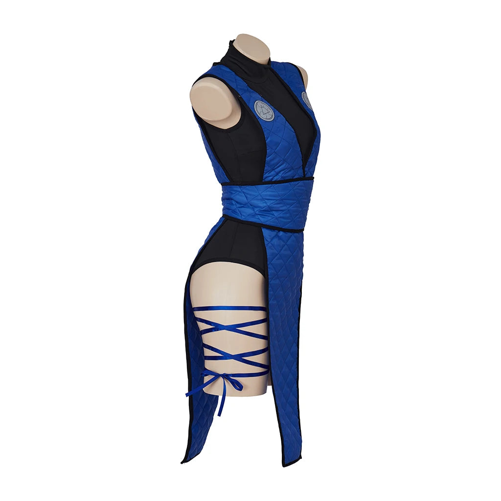 Mortal Kombat Sub-Zero Reptile Scorpion Cosplay Costume Female Version Sexy Suit with Mask Shotokan Women Ninja Fighter Uniform