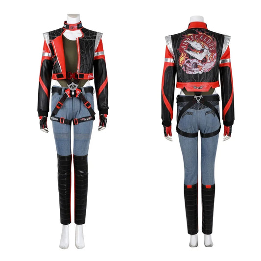 Punk 2077 Panam Cosplay Costume Jacket Pants Belt Full Set with Individual Items