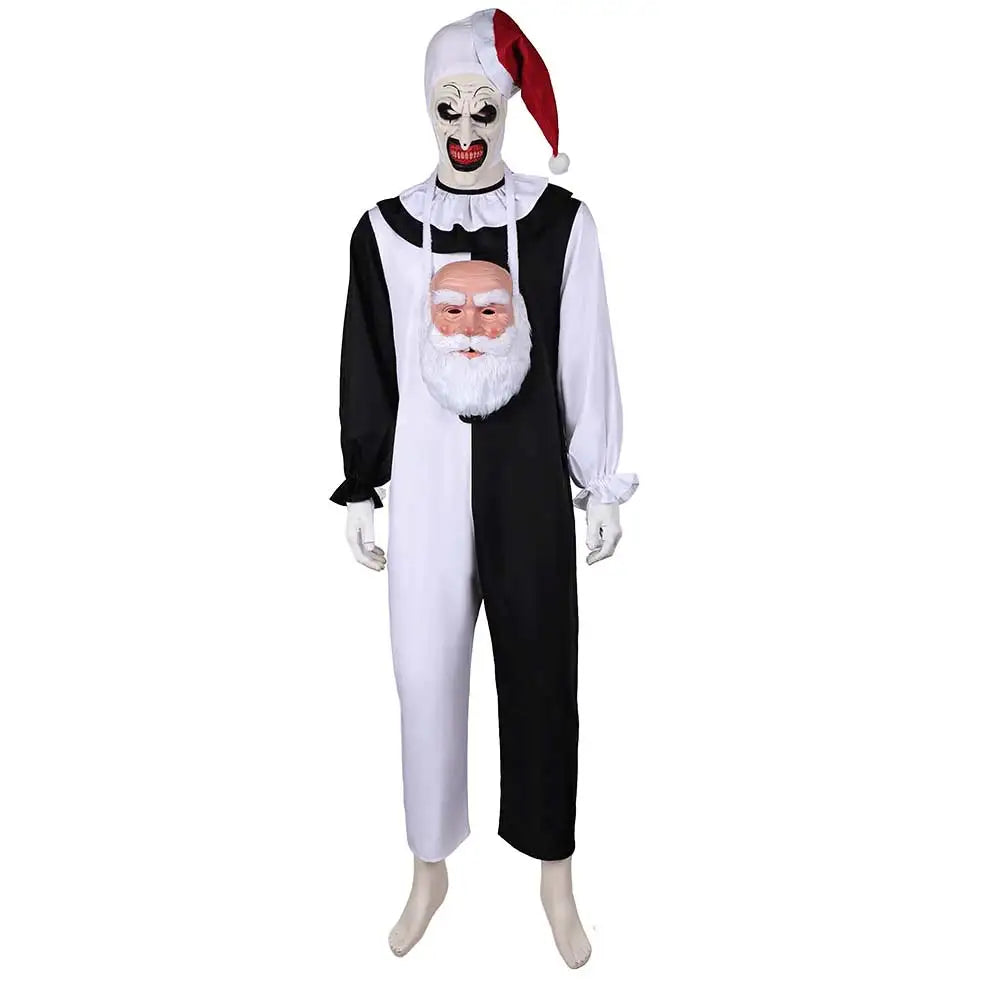 Fantasia Art Clown Cosplay Disfraz Costume Movie Terrifier Roleplay Outfits Male Fantasy Halloween Carnival Party Clothes