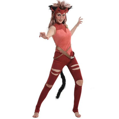 She-Ra - Princess of Power Catra Cosplay Anime Costume Women Uniform Outfits Halloween Carnival Clothes Suit