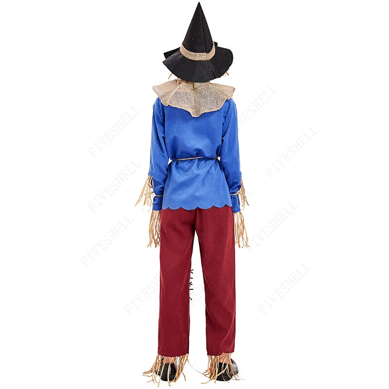 Unsex Halloween Cospaly Costume The Wizard Of Oz Pumpkin Patch Scarecrow Carnival Party Horror Ghosts Clown Fancy Dress