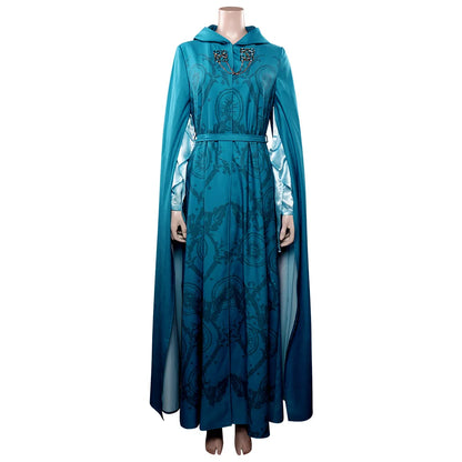 Galadriel Cosplay Women Costume TV Power Season 1 Noldor Lady Fantasia Halloween Carnival Clothes For Female Disguise Role Play