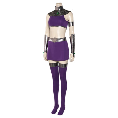 Princess Koriand'r Cosplay Role Play Cartoon Teen Cosplay Titan Starfire Costume Adult Women Fantasy Fancy Dress Up Party Cloth