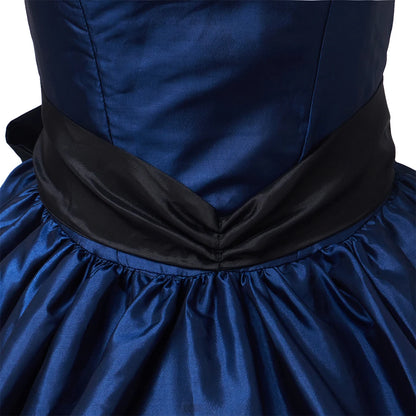 Medieval Women Renaissance Rococo Blue Gothic Victorian Dress Southern Belle Girl Victorian Period Ball Gown Theater Costume