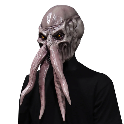 Game Lllithid Mind Flayer Squiddy Mask Cosplay Animal Octopuses Monster Latex Helmet Halloween Party Costume Props