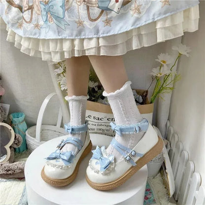 Spring Japanese JK Uniform Cute Little Leather Shoes Round Head Woman Retro Lolita Single Shoes