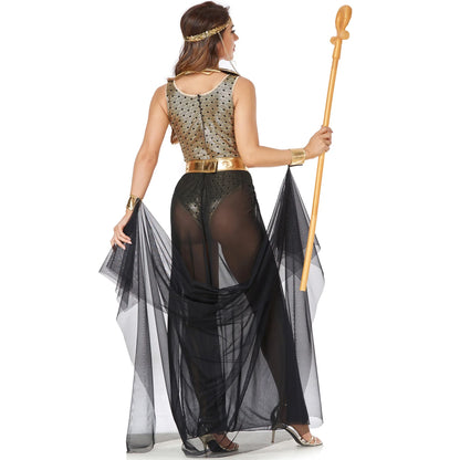 Egyptian Queen Cleopatra Costume for Women Elegant Fancy Dress