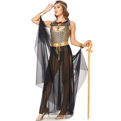 Egyptian Queen Cleopatra Costume for Women Elegant Fancy Dress