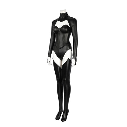 Sexy Female Madelyne Pryor Cosplay Costume Jumpsuit Cloak X Men97 Villain Uniform Outfit Halloween Carnival Leather Battle