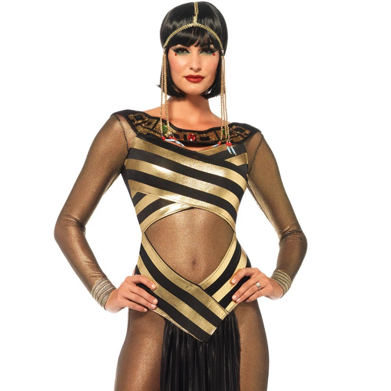 Sexy Lady Carnival Party Halloween Ancient Egyptian Pharaoh Cleopatra Costume Women Adult Egypt Queen Cosplay Costumes