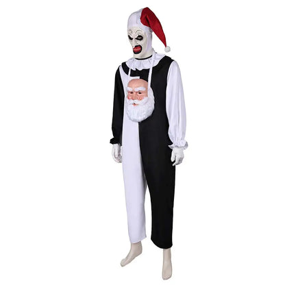 Fantasia Art Clown Cosplay Disfraz Costume Movie Terrifier Roleplay Outfits Male Fantasy Halloween Carnival Party Clothes